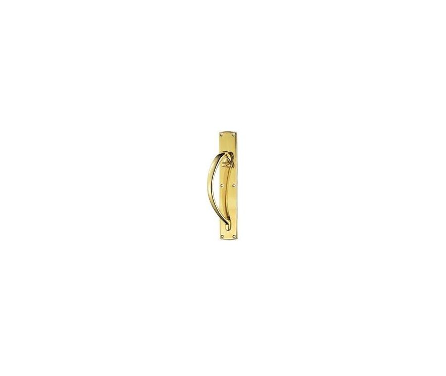 453x75mm Polished Brass Large Pull Handle | Left Hand | PF101LPB