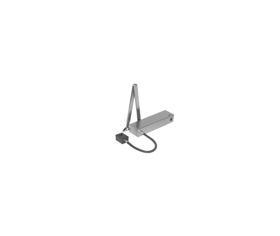 Arrow 613EM Silver Electro Magnetic Hold Open Door Closer
