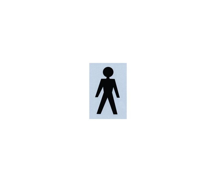 150x100mm SAA Male Self Adhesive Sign