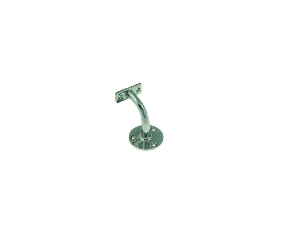 76mm Polished Chrome Heavy Pattern Handrail Bracket