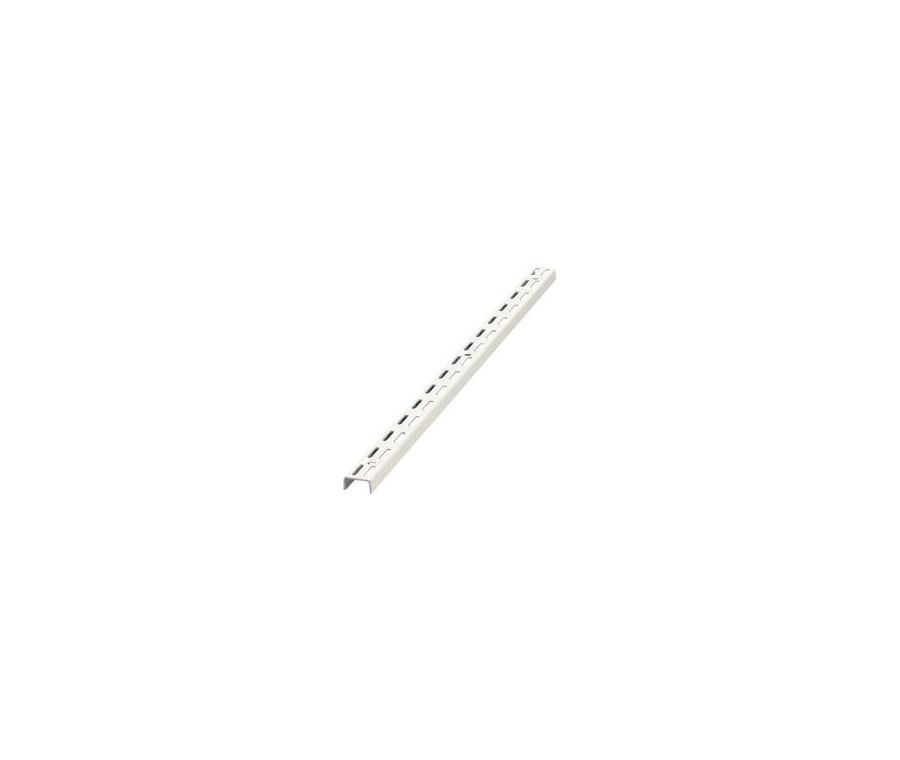 316mm White Twin Slot Uprights for use with Twin Slot Brackets