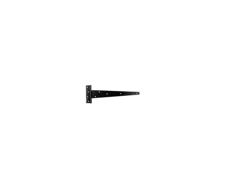 Pair 150mm Black Japanned Strong Pattern Tee Hinge