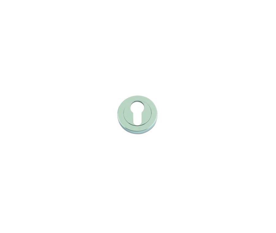 Polished Chrome 50mm dia. Euro Profile Escutcheon | ZPZ001CP
