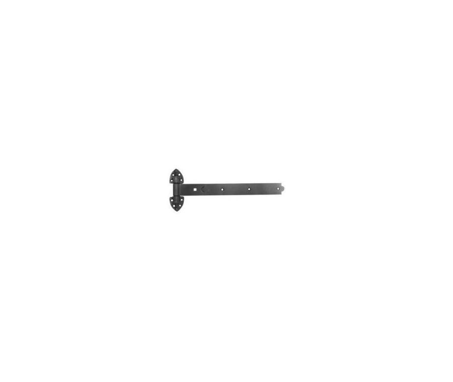 Pair 600mm Black Japanned Heavy Reversible Hinge with Cups
