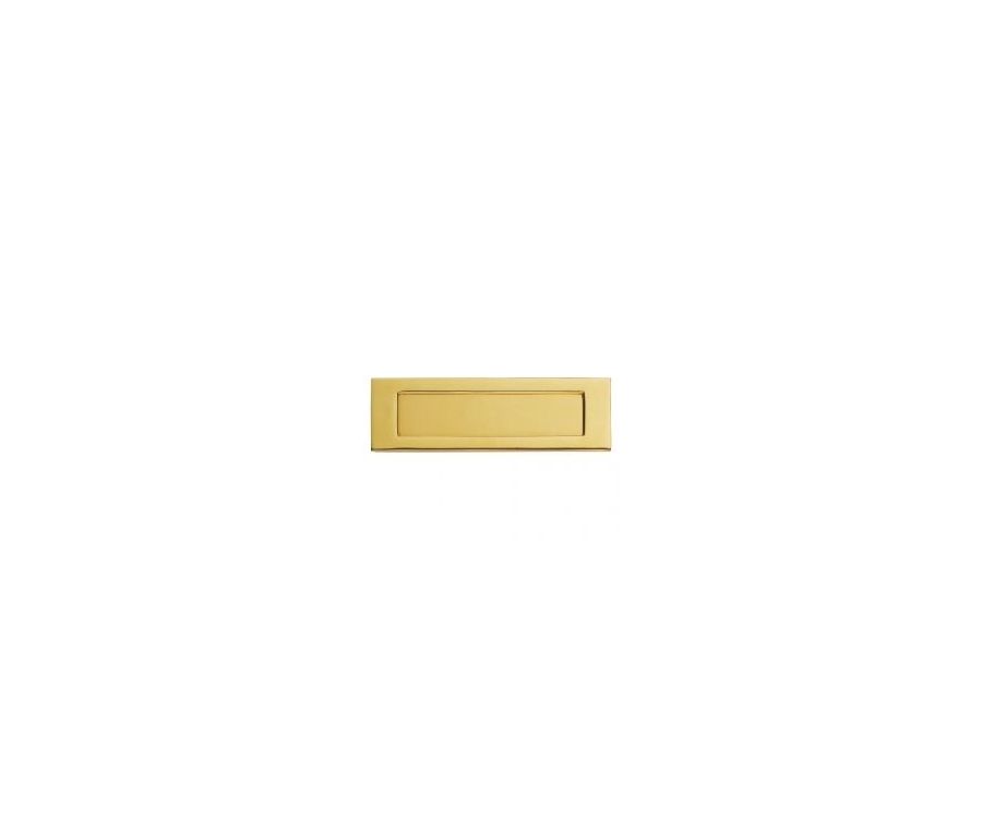 278x96mm Polished Brass Plain  Letter Plate