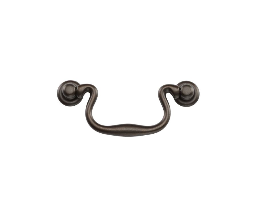 Matt Bronze 96mm c/c Swan Drawer Drop Pull | TK3019-096-LBN