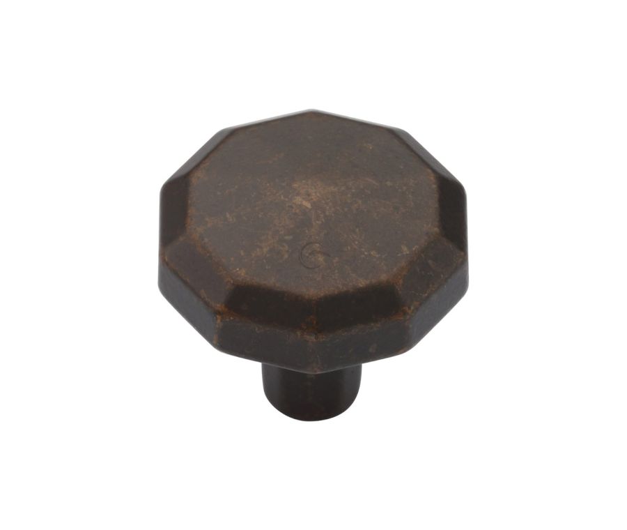 Matt Bronze Octagonal Knob - 30mm  | TK4231-030-LBN