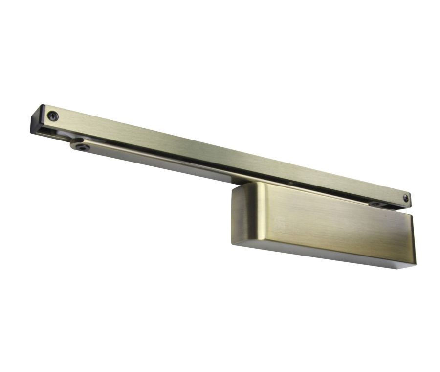 Rutland Antique Brass Cam Action Door Closer | TS11205AB