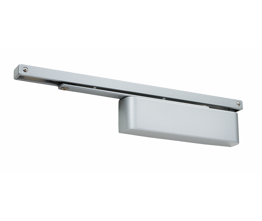 Rutland Silver Designer Slide Arm Overhead Door Closer | TS.11204 SE