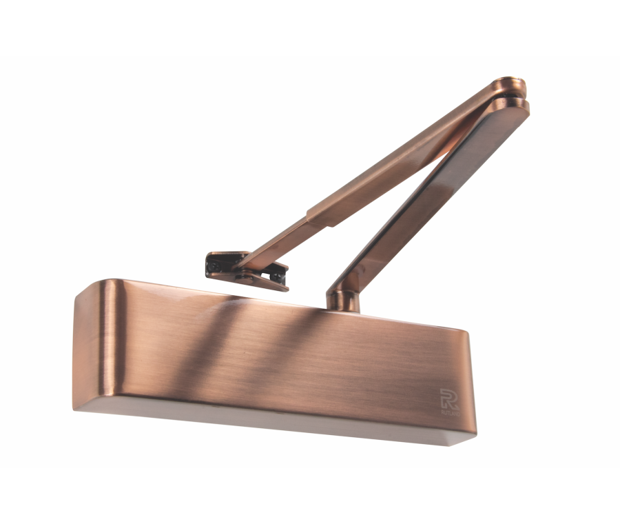 Rutland Antique Copper Designer Overhead Door Closer | TS9205AC