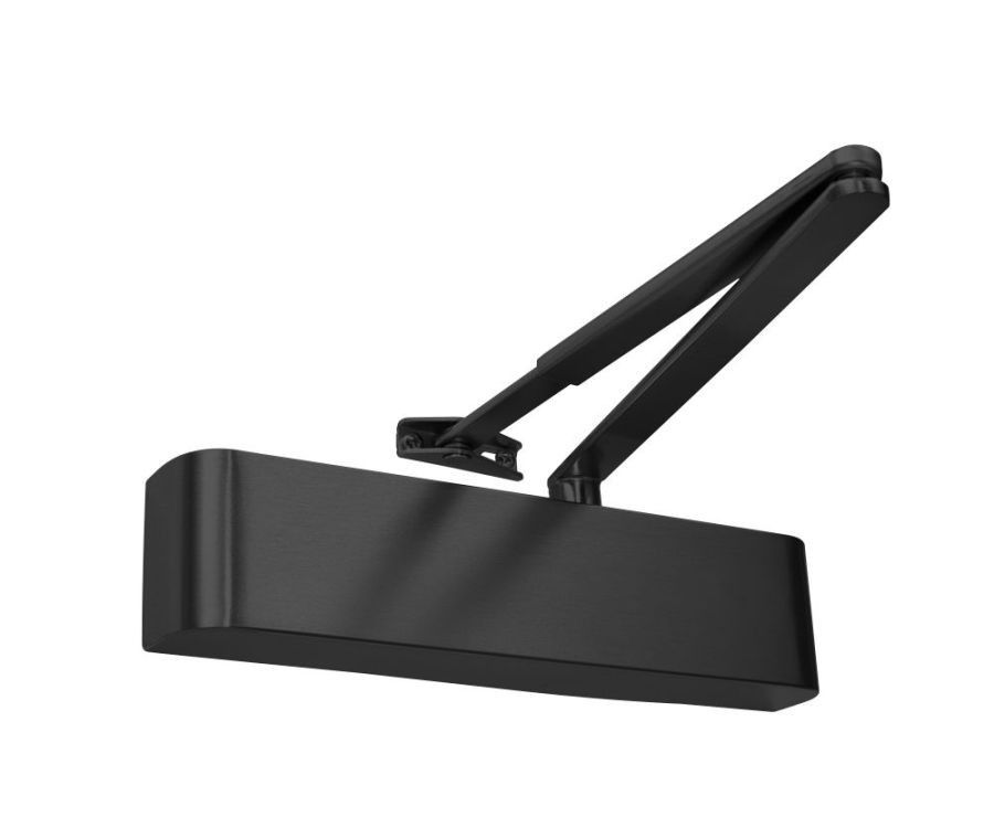 Black Overhead Door Closer - Delayed Action / Backcheck | TS.5204