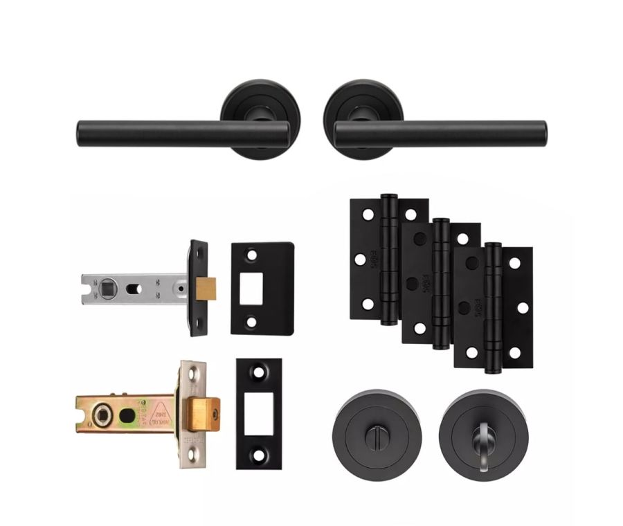 Matt Black Faro Bathroom Pack - Ultimate Door Pack