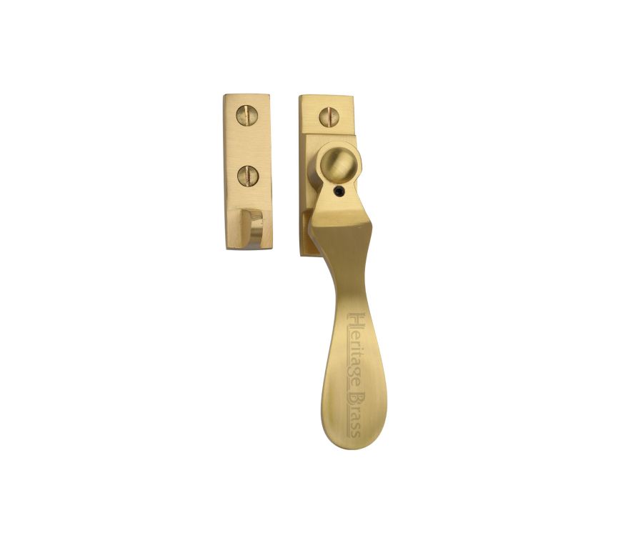 Heritage Brass Satin Brass Casement Window Fastener - Wedge Pattern V1005W-SB