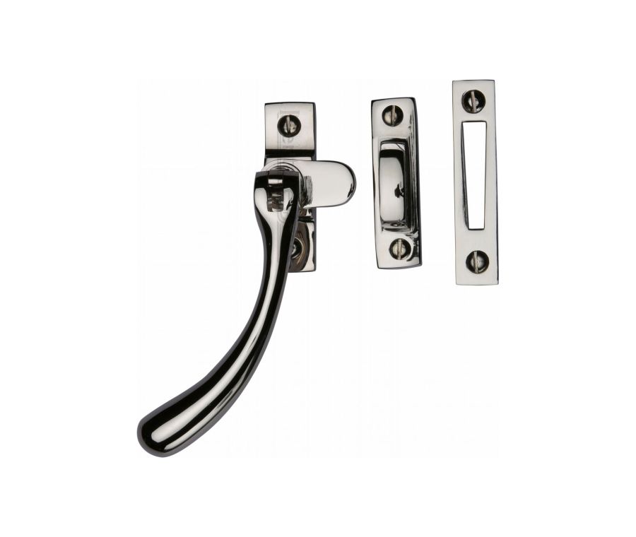 Heritage Brass Polished Nickel Finish Casement Window Fastener - Ball Design