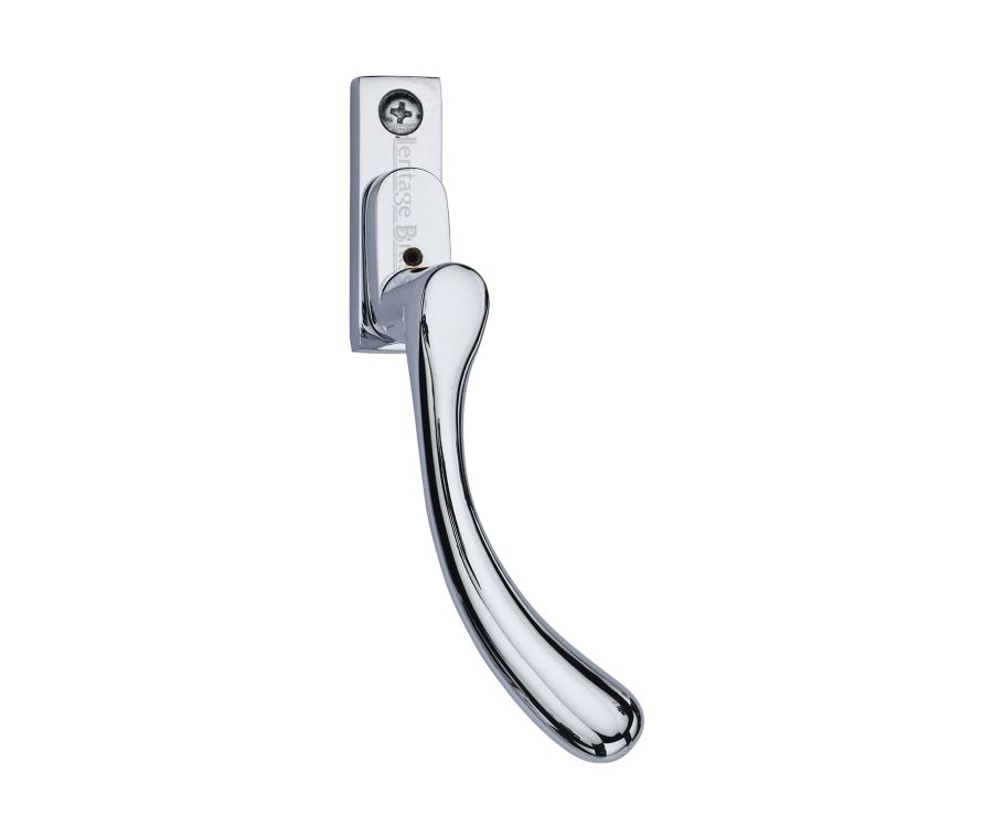Heritage Brass Polished Chrome Lockable Right-Handed Espagnolette - Ball Design