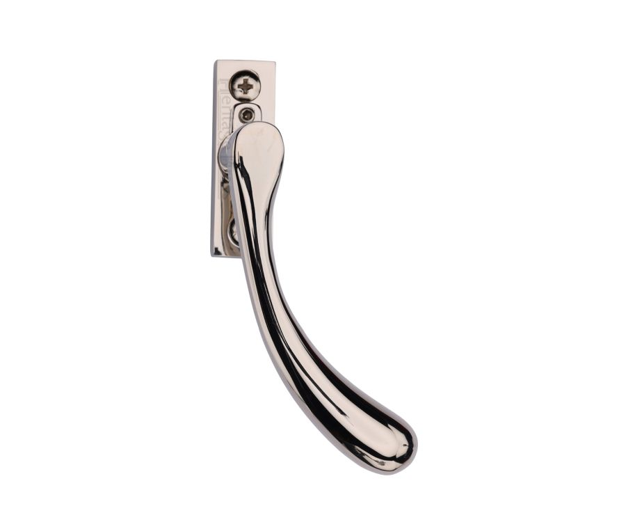 Heritage Brass Polished Nickel Finish Lockable Right-Handed Espagnolette - Ball Design