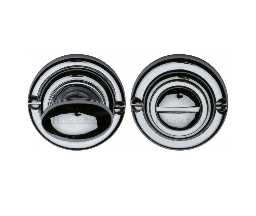 Polished Chrome Round Bathroom Turn & Release - V1015