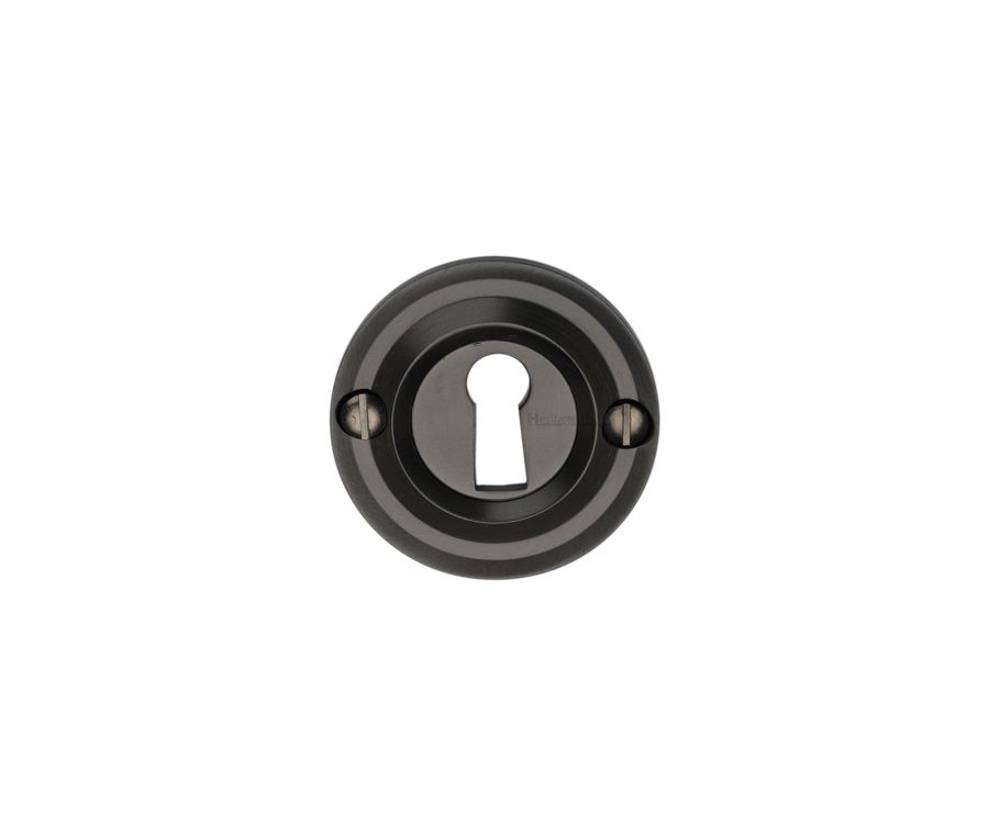 Matt Bronze Heritage Brass Open Keyhole Round - V1016