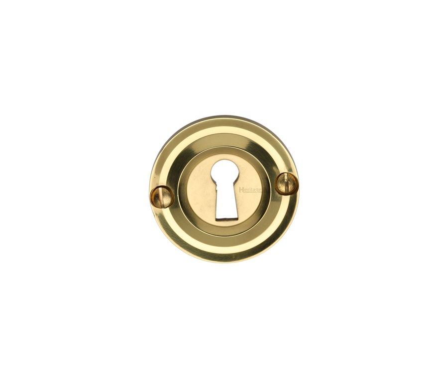 Polished Brass Heritage Brass Open Keyhole Round - V1016