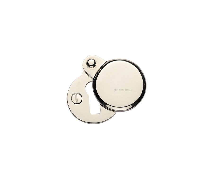Polished Nickel Finish Heritage Brass Covered Keyhole Round