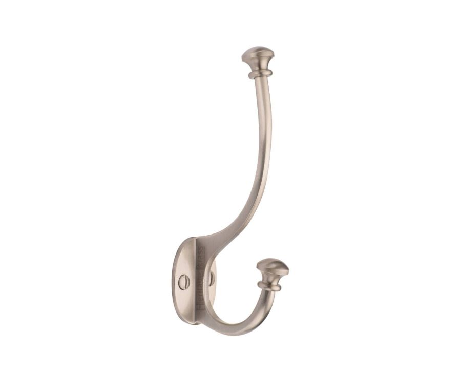 Heritage Brass Satin Nickel Ball Hat And Coat Hook | V1052-SN