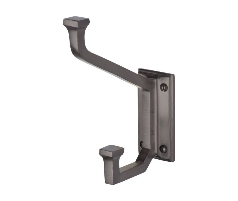 Heritage Brass Matt Bronze Rectangular Hat and Coat Hook | V1053-MB