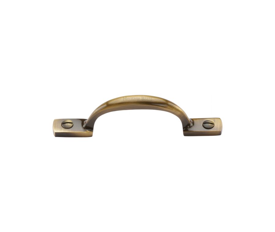 Heritage Brass Antique Brass Russell Cabinet Pull Handle 102mm