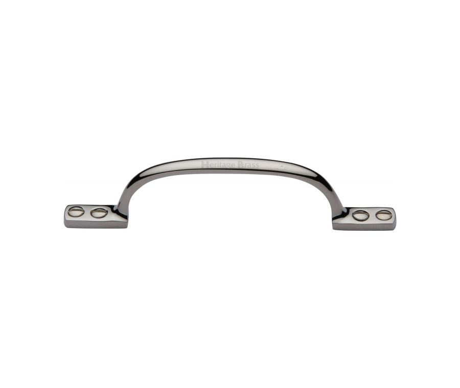 Heritage Brass Polished Nickel Finish Russell Cabinet Pull Handle 152mm
