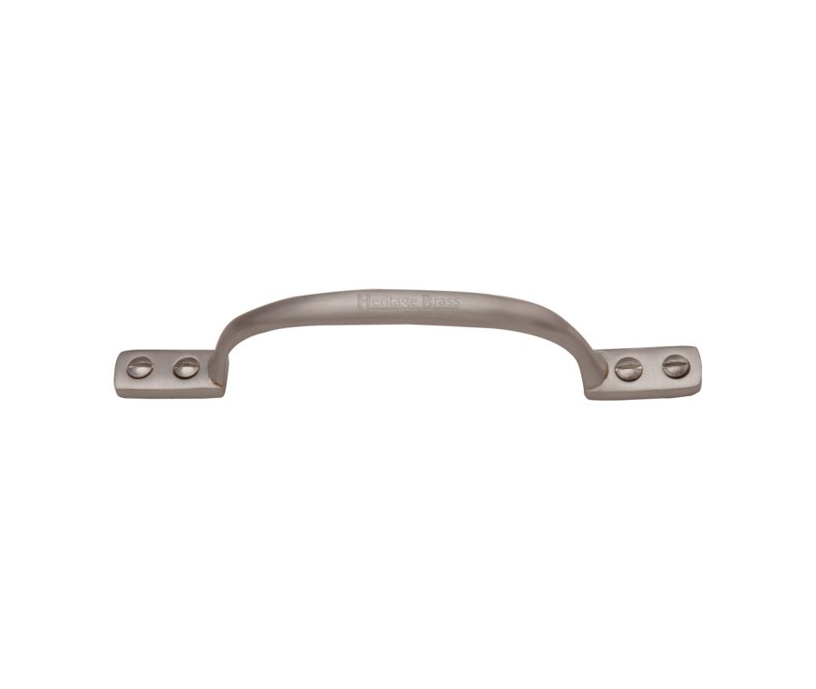 Heritage Brass Satin Nickel Russell Cabinet Pull Handle 152mm