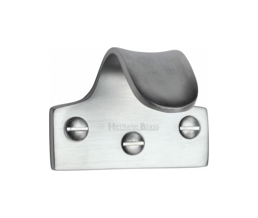 Heritage Brass Satin Chrome Sash Lift