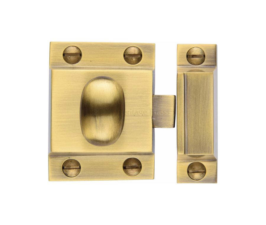 Heritage Brass Antique Brass Oval Turn Cupboard Latch