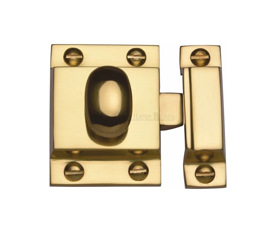 Heritage Brass Polished Brass Oval Turn Cupboard Latch