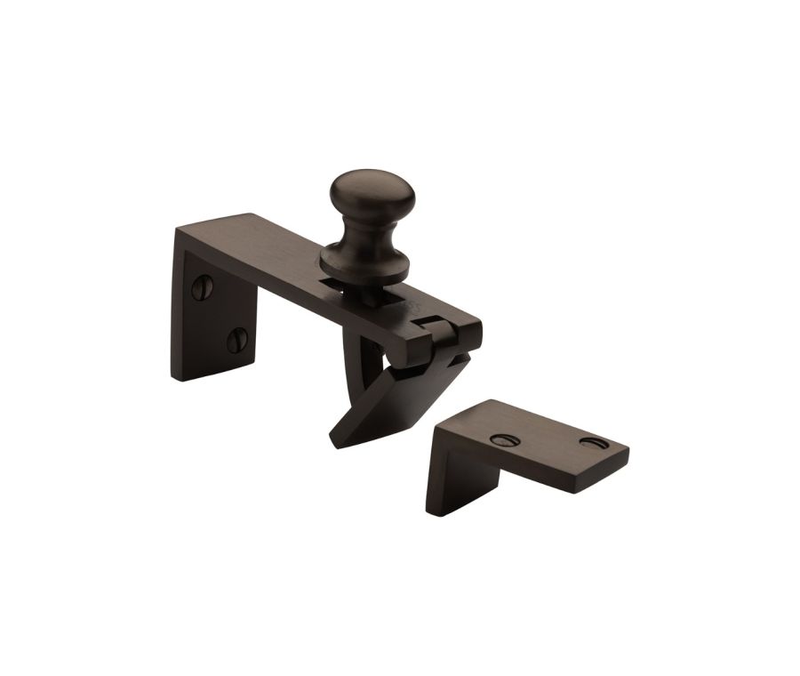 Heritage Brass Matt Bronze Counter Flap Catch | V1113-MB