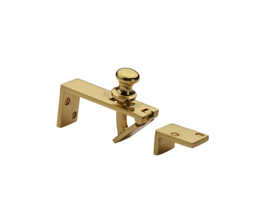 Heritage Brass Polished Brass Counter Flap Catch | V1113-PB