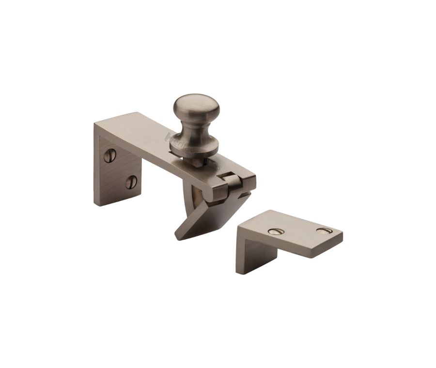 Heritage Brass Satin Nickel Counter Flap Catch | V1113-SN