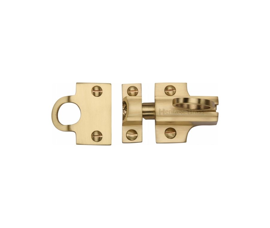 Heritage Brass Satin Brass V1117 Fanlight Catch