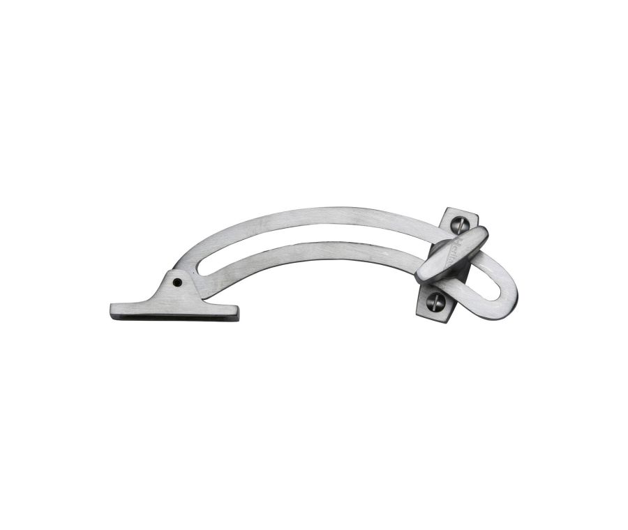 Heritage Brass Satin Chrome Quadrant Stay - 147mm