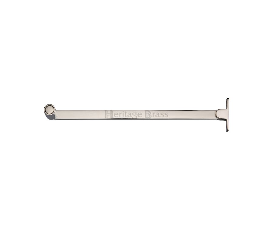 Heritage Brass Polished Nickel Finish Roller Arm - 254mm