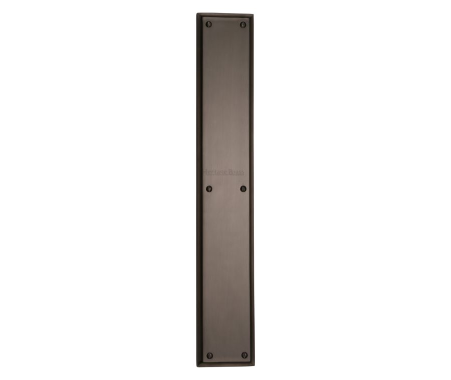 Heritage Brass Matt Bronze Heritage Brass Fingerplate 15mm