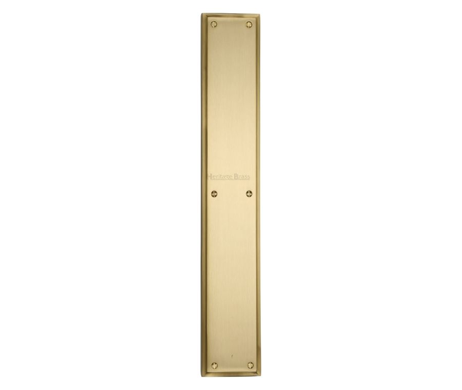 Heritage Brass Satin Brass Heritage Brass Fingerplate 15mm