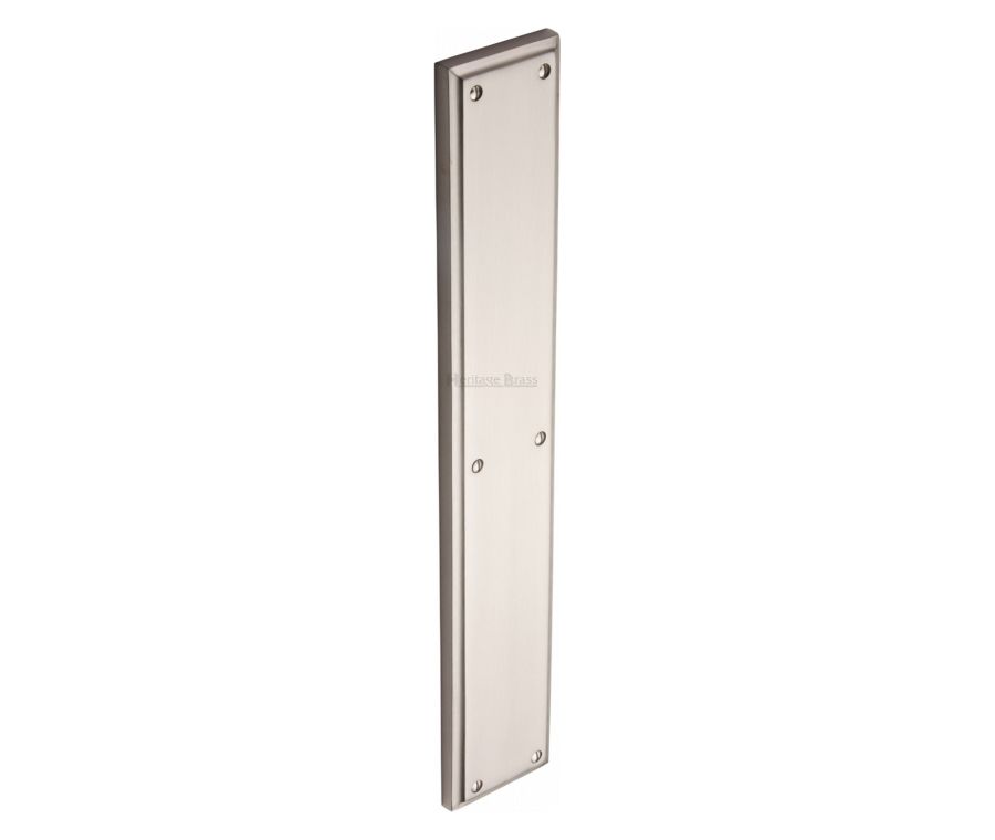 Heritage Brass Satin Nickel Heritage Brass Fingerplate 15mm