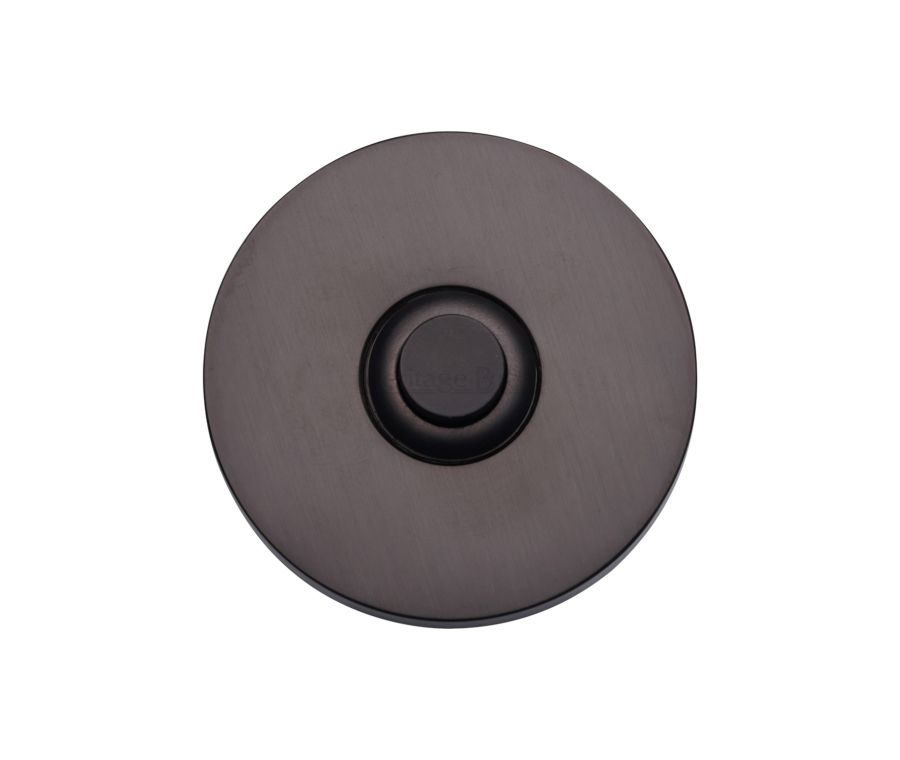 Heritage Brass Matt Bronze Round Bell Push