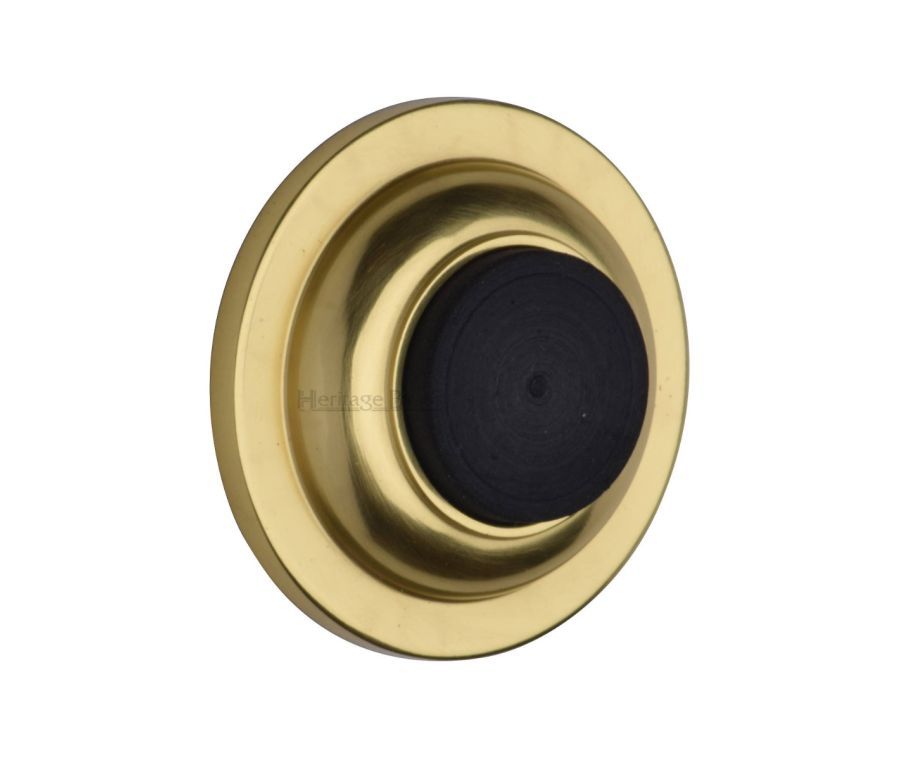 Heritage Brass Polished Brass Wall Mounted Door Stop | V1194-PB