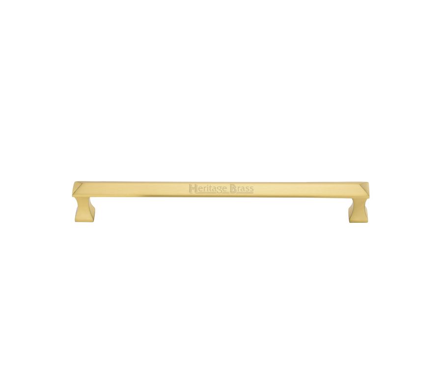 Heritage Brass Satin Brass Avon Door Pull Handle on Plate 500mm
