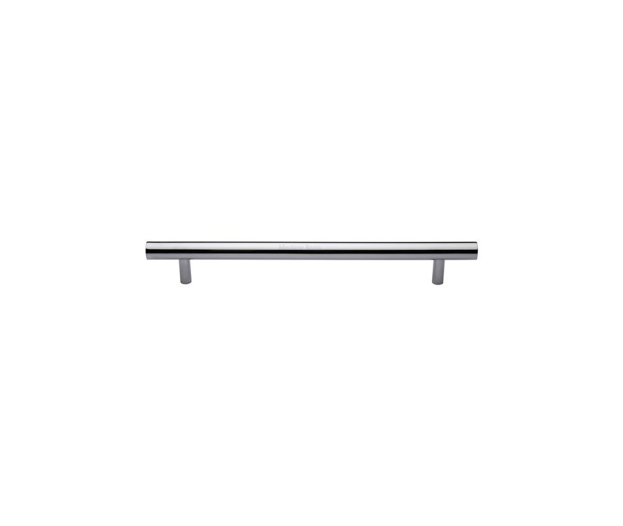 Heritage Brass Polished Chrome Bar Door Pull Handle 457mm
