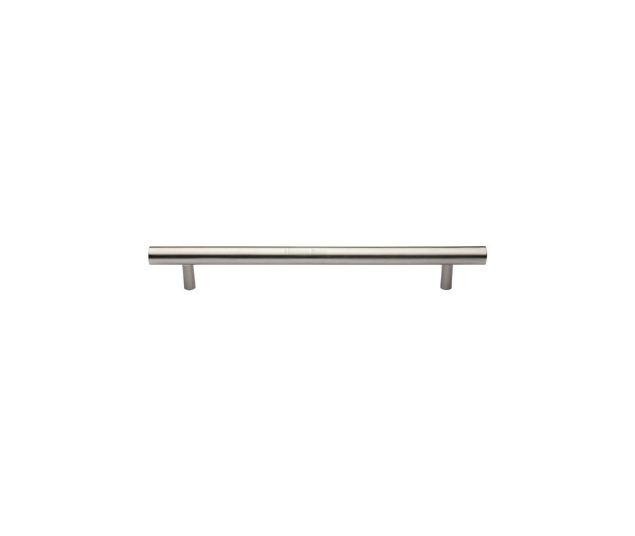 Heritage Brass Satin Nickel Bar Door Pull Handle 457mm