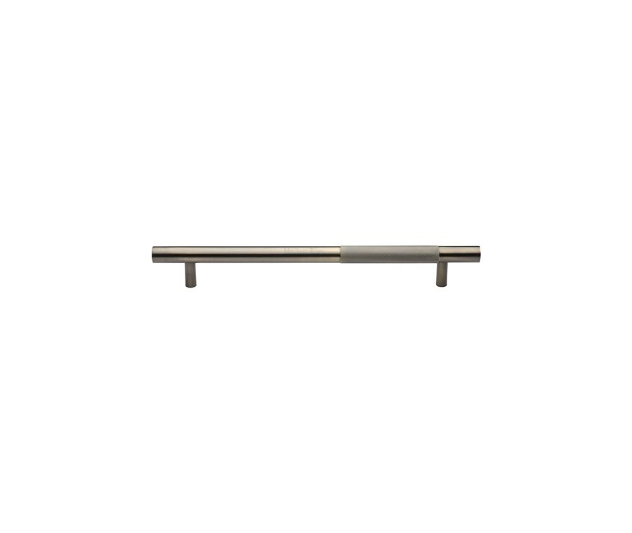 Heritage Brass Antique Brass Knurled Bar Door Pull Handle 457mm