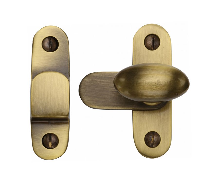 Heritage Brass Antique Brass Hook and Plate Fastener