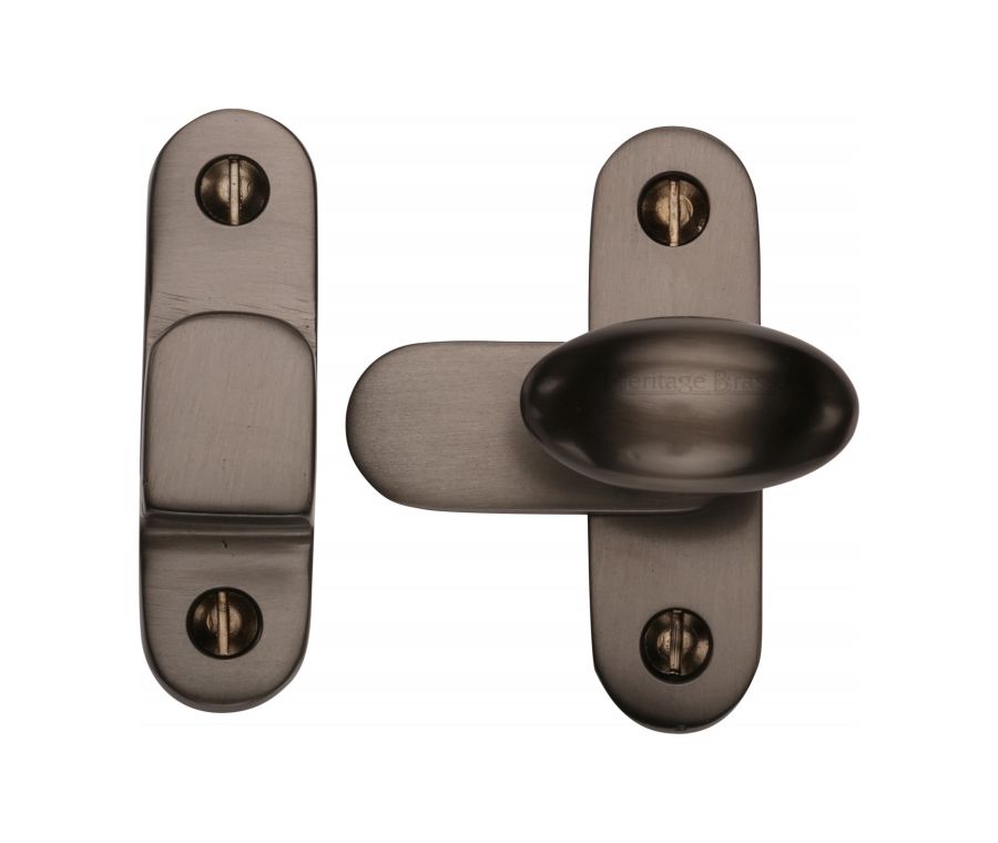 Heritage Brass Matt Bronze Hook and Plate Fastener