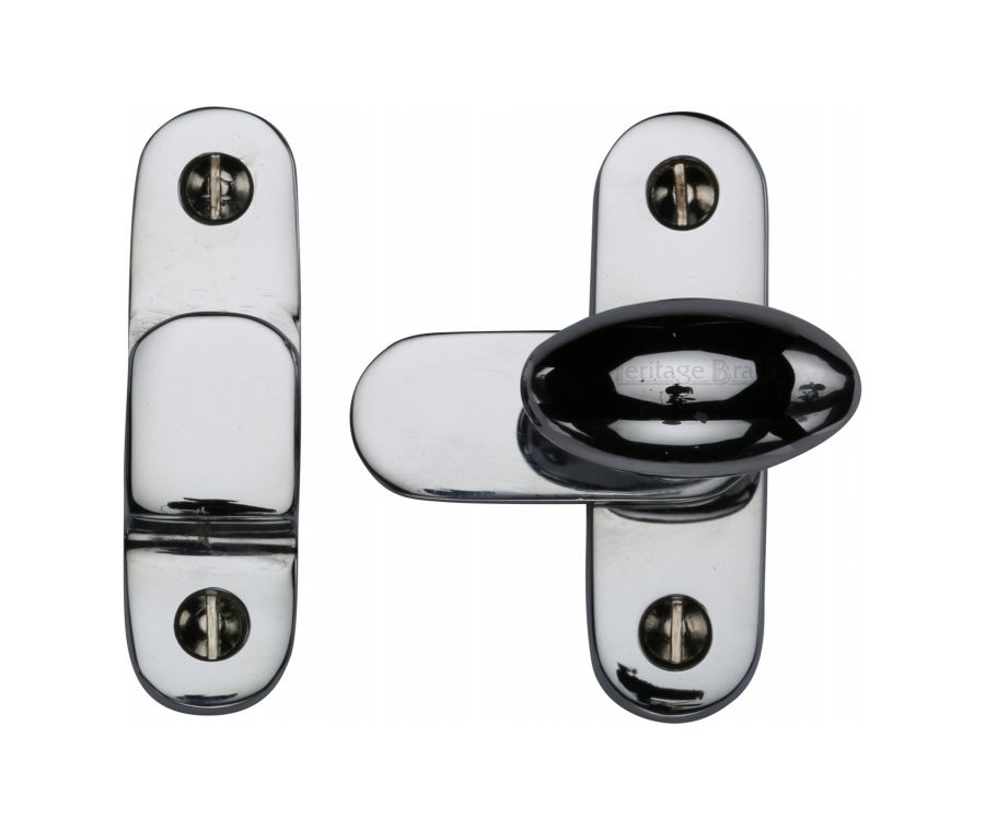 Heritage Brass Polished Chrome Hook and Plate Fastener